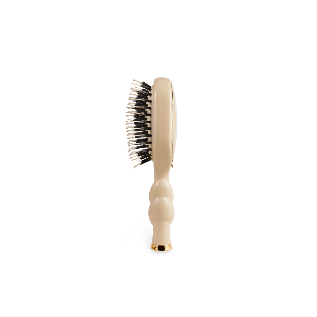 Teleties - Mini Boar Brush | Tan