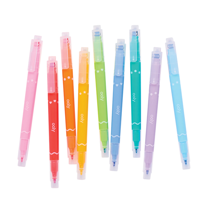 OOLY - Confetti Stamp Double-Ended Markers