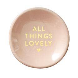 Ceramic Jewelry Dish & Earrings - All Things Lovely