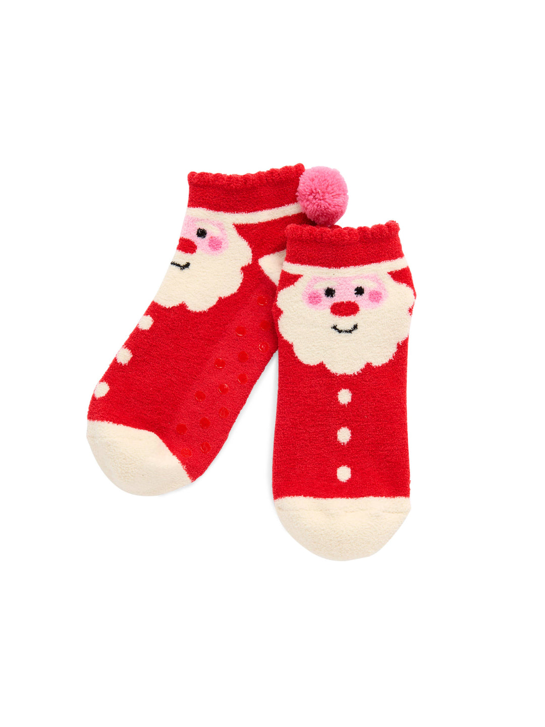 Fuzzy Socks - Santa
