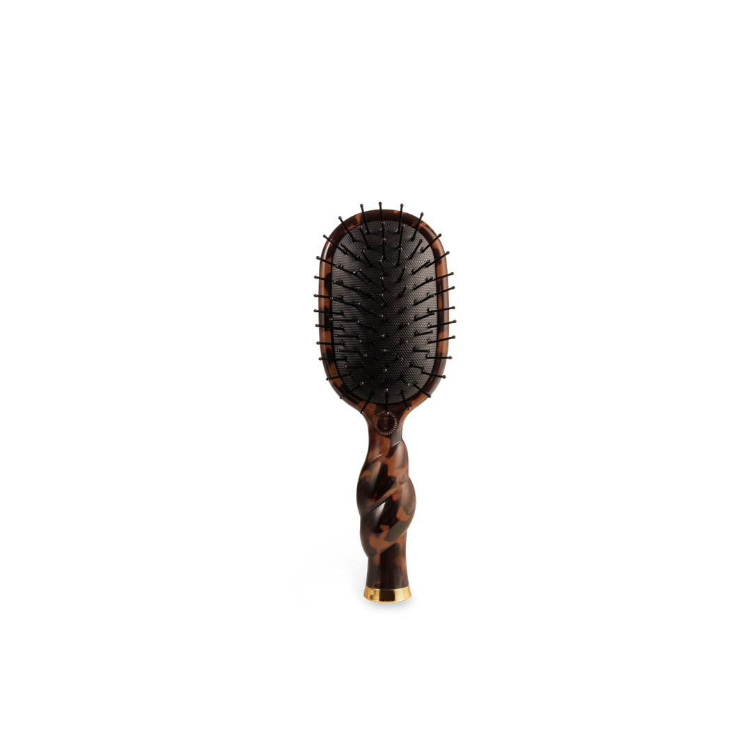 Teleties - Mini Detangler Brush for Medium Hair - Tortoise