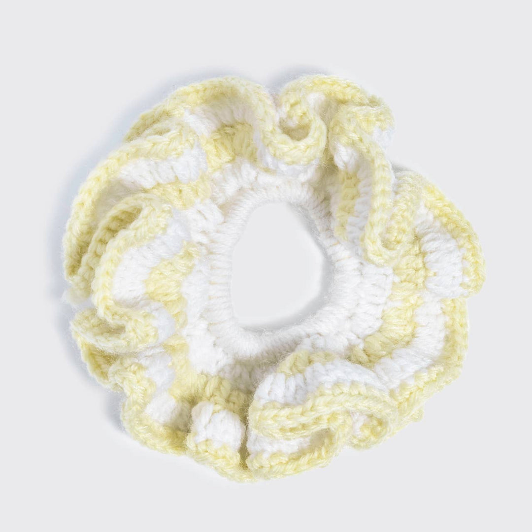 Kitsch - Crochet Scrunchie -  Butter Yellow