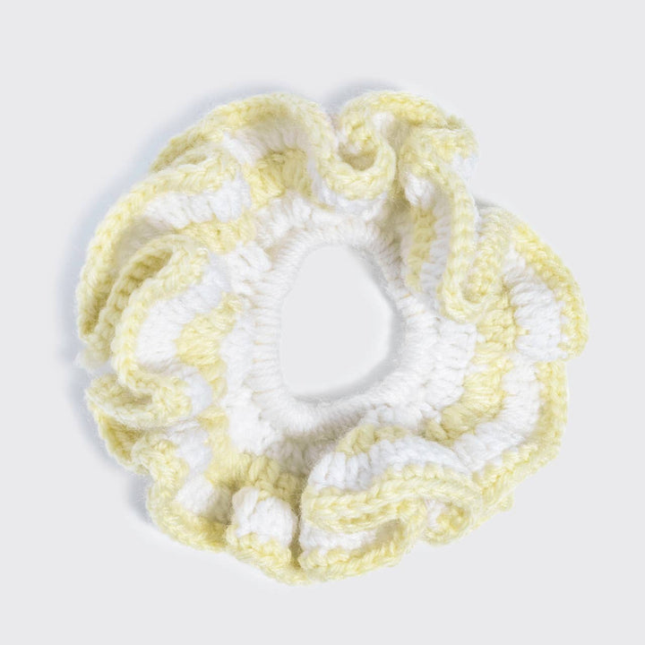 Kitsch - Crochet Scrunchie -  Butter Yellow