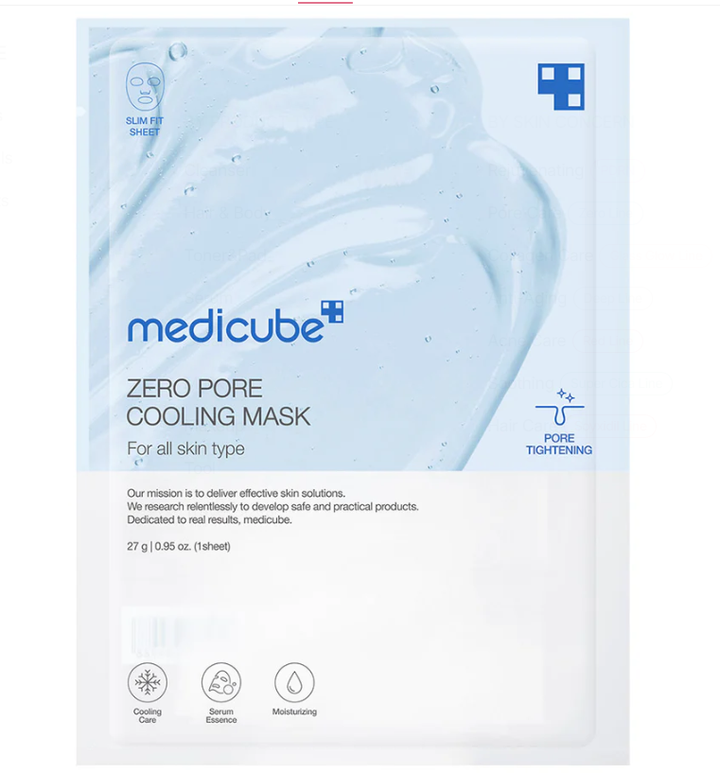 MEDICUBE - Zero Pore Cooling Mask