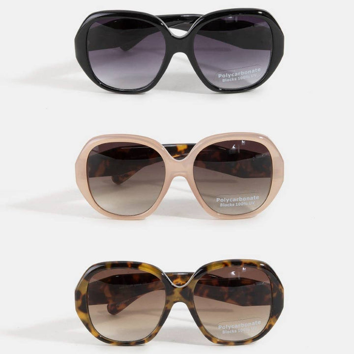 Large Round Lens Sunglasses