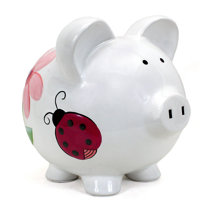 Large Piggy Bank - Ladybug