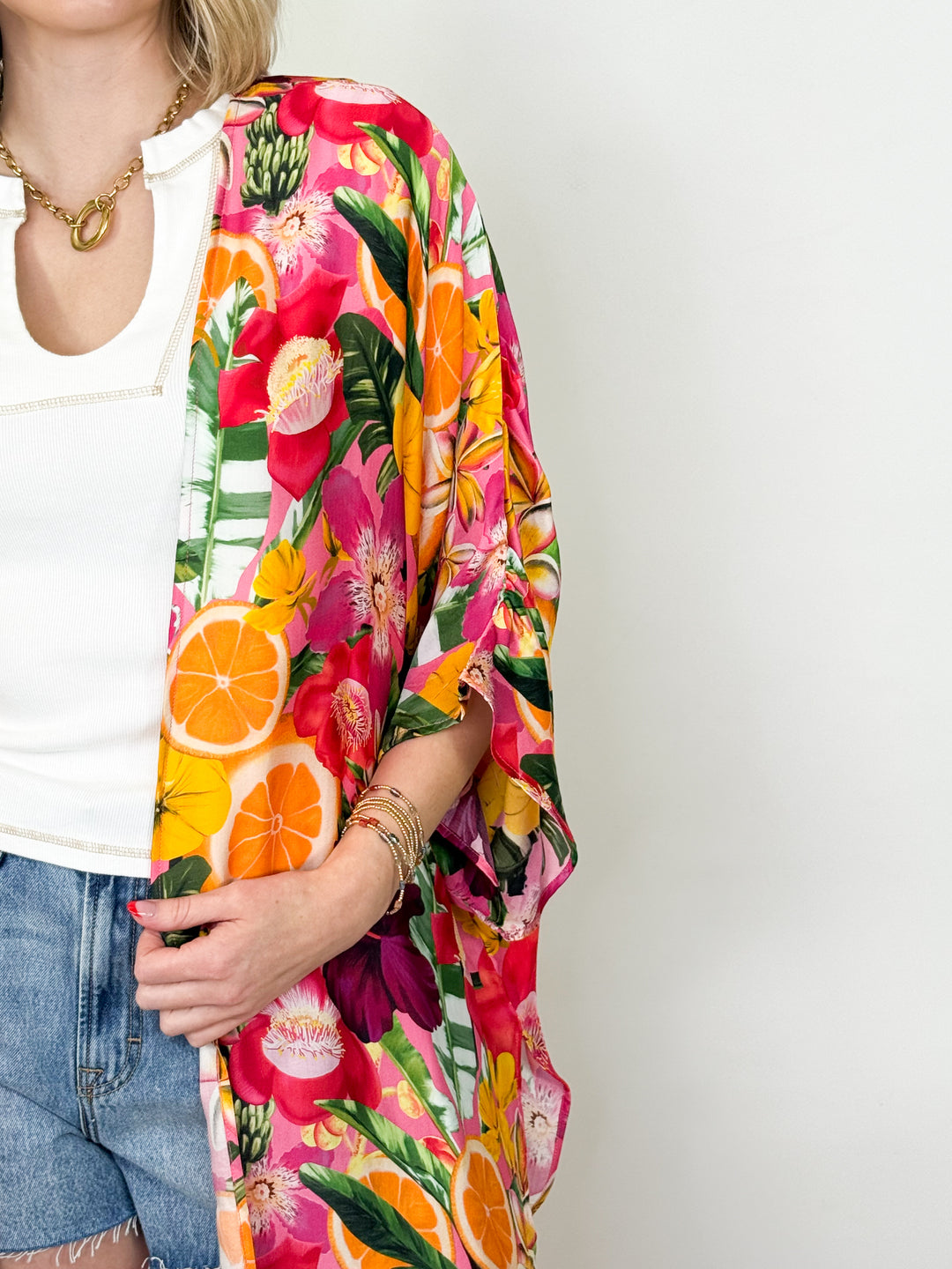 Winton & Waits - Juicy Fruit Long Kimono