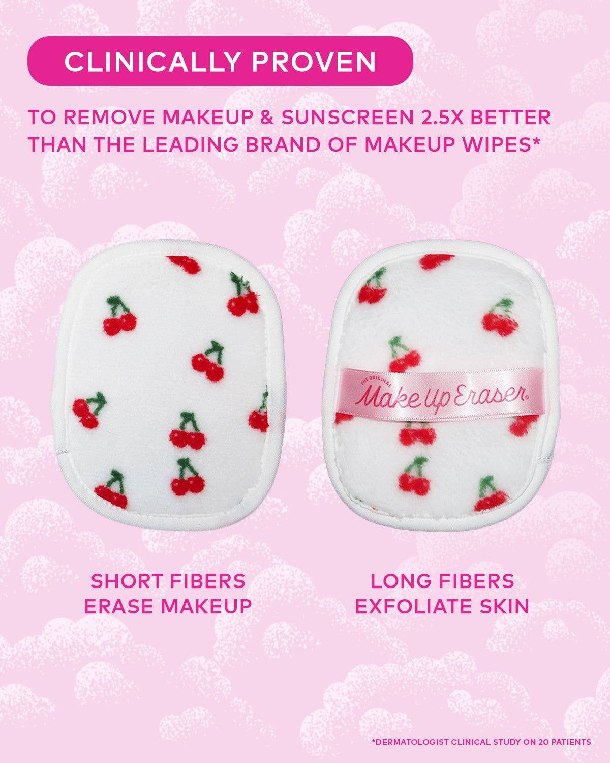 Make Up Eraser - Cherry Crush 7-Day Set & Makeup Bag
