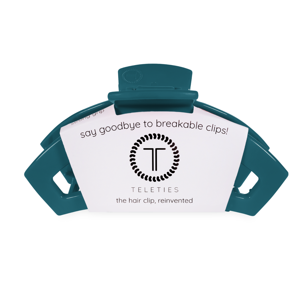 Teleties - Open Teal With It Large Hair Clip