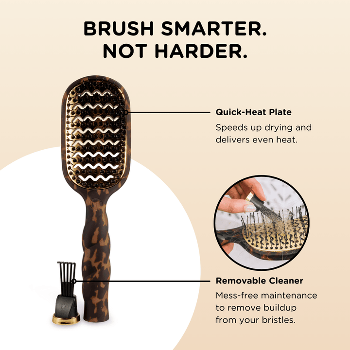 Teleties - Vented Hair Brush (Tortoise)
