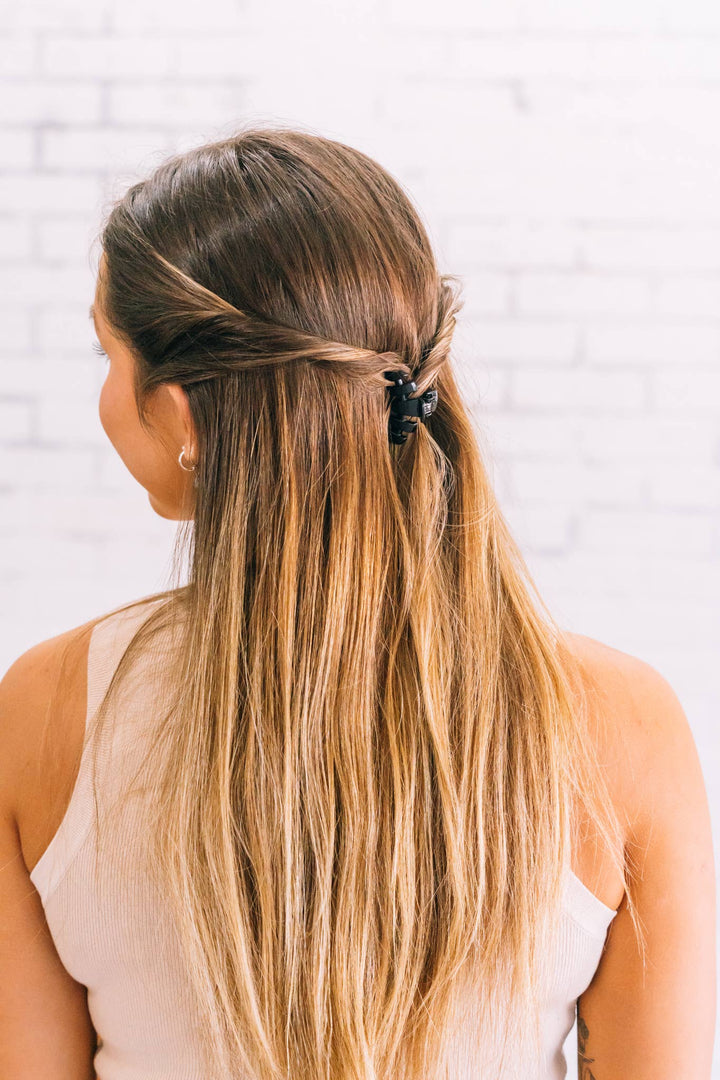 Teleties - Classic Hair Clip | Tiny | Jet Black