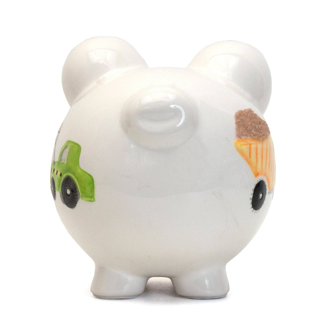 Large Piggy Bank - Digger Truck