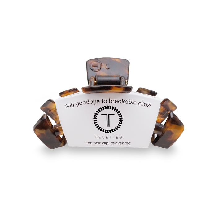 Teleties - Classic Hair Clip Small (Tortoise)