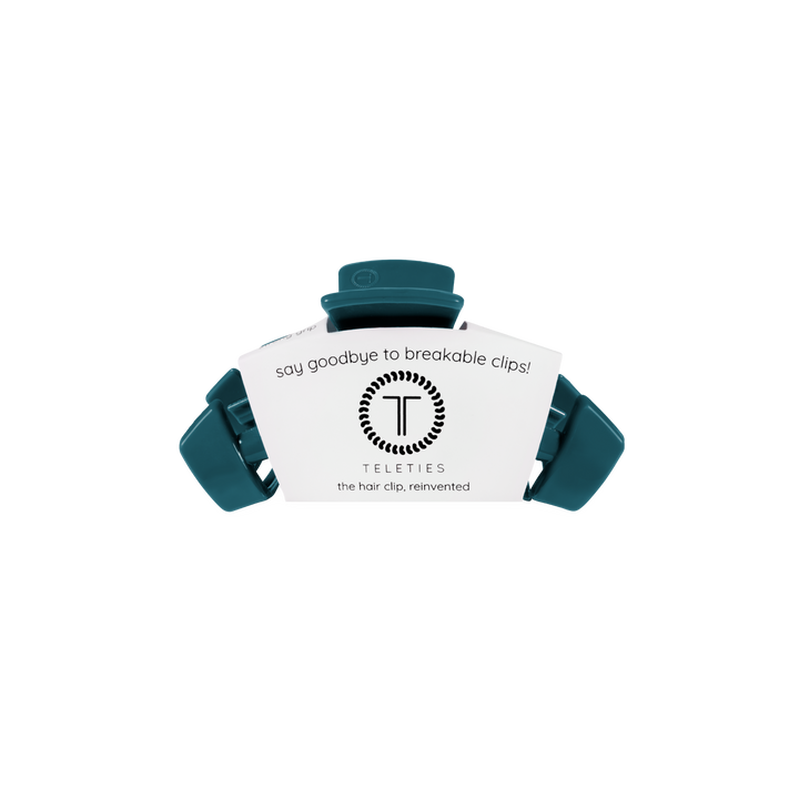 Teleties - Classic Teal With It Tiny Claw Clip