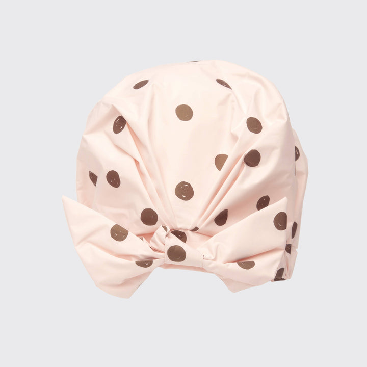 Kitsch - Luxury Shower Cap - Blush Dot