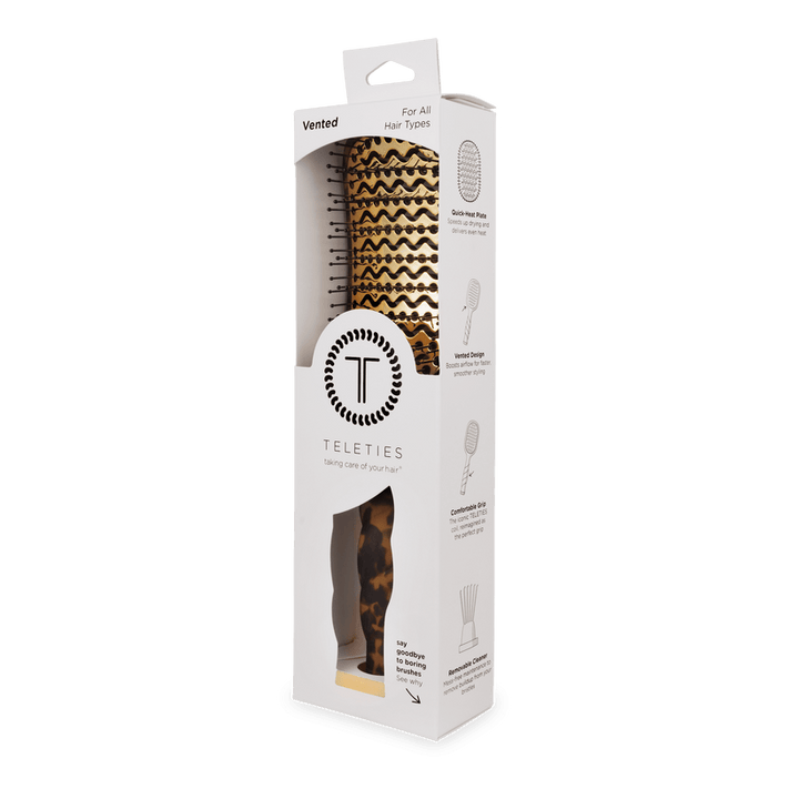 Teleties - Vented Hair Brush (Tortoise)