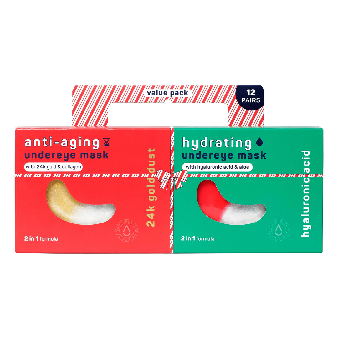 Christmas Holiday Anti-Aging & Hydrating Under Eye Mask Duo