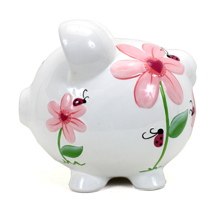 Large Piggy Bank - Ladybug