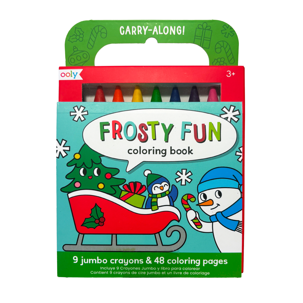 OOLY - Carry-Along Coloring Book Set - Frosty Fun