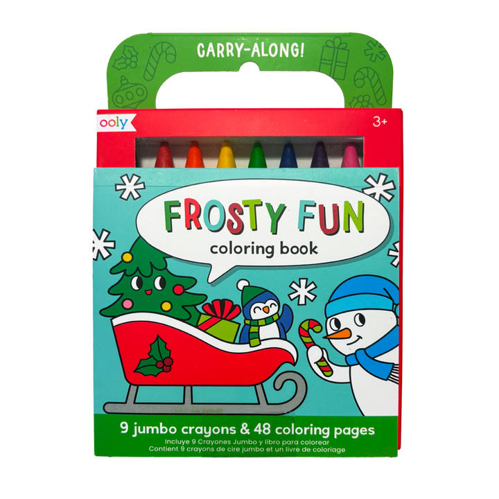 OOLY - Carry-Along Coloring Book Set - Frosty Fun