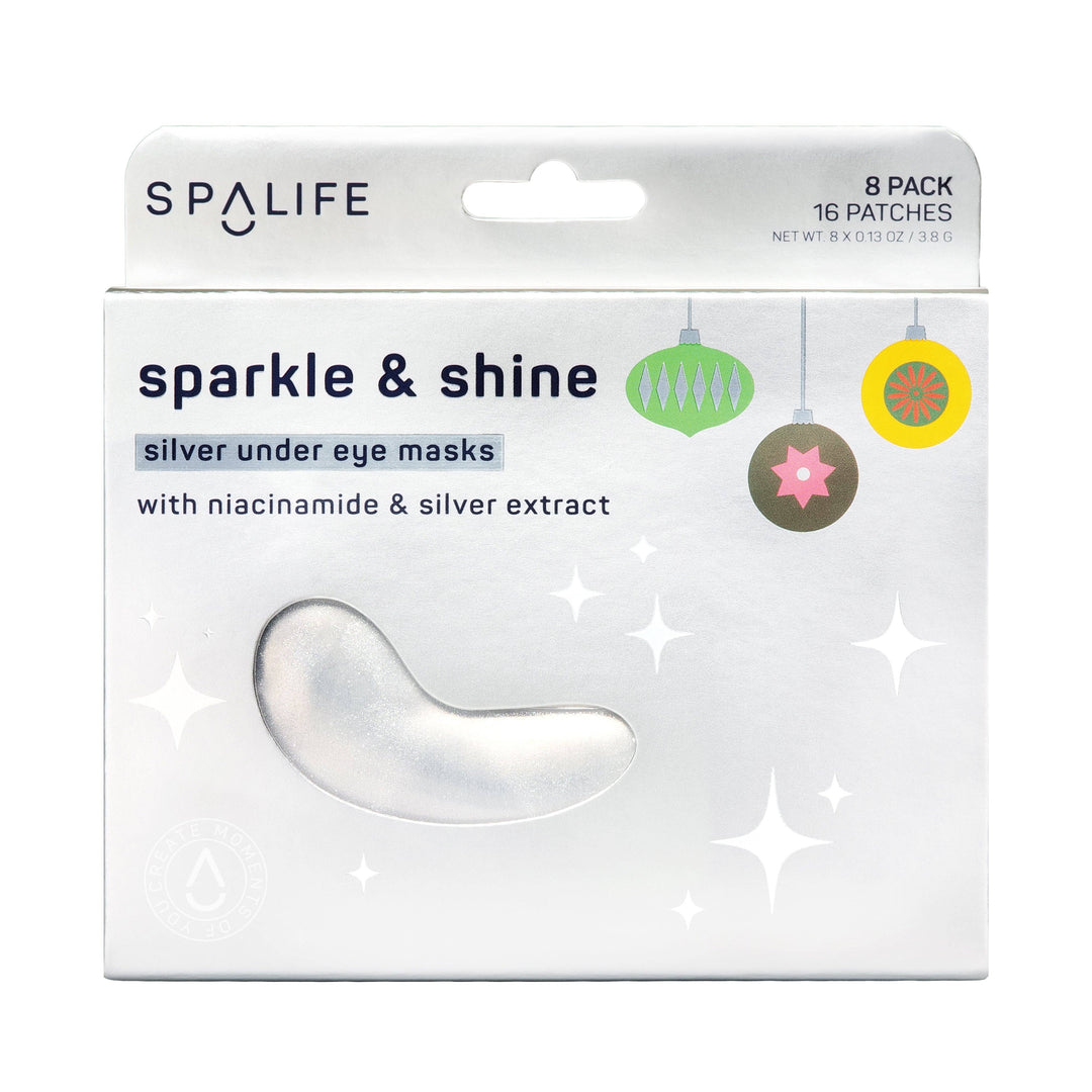 Holiday Sparkle & Shine Silver Undereye Patches