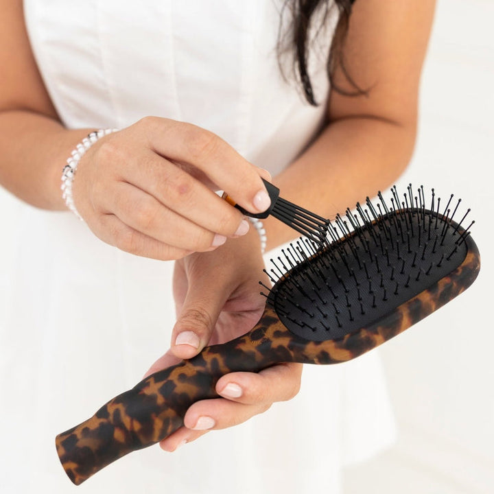 Teleties - Detangler Hair Brush for Medium Hair (Tortoise)