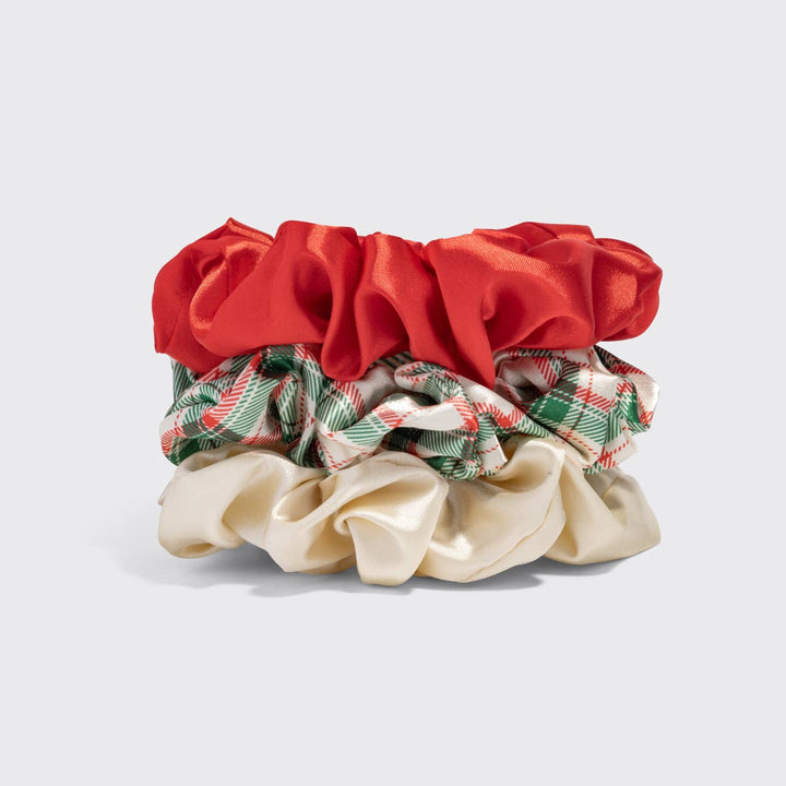 Kitsch - Holiday Scrunchies 3pc Set - Multi-color