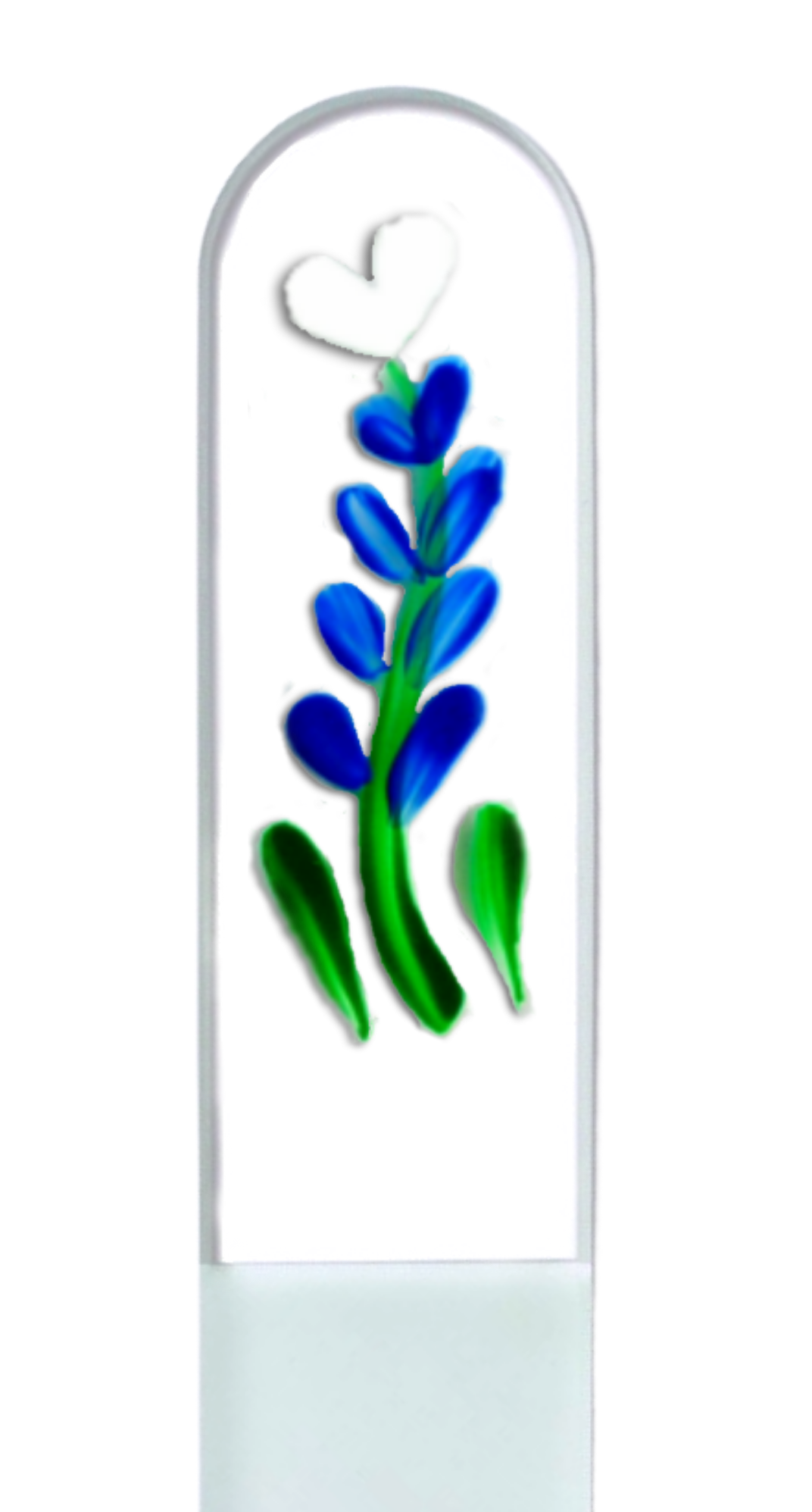 Glass Nail File - Texas Bluebonnet