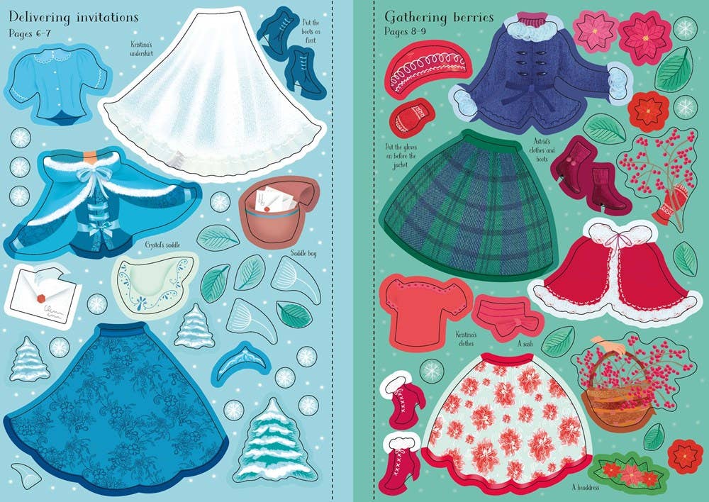Sticker Book - Little Sticker Dolly Dressing Snow Princess