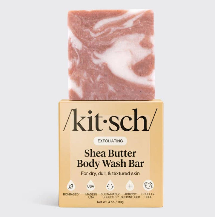 Kitsch - Shea Butter Exfoliating Body Wash Bar