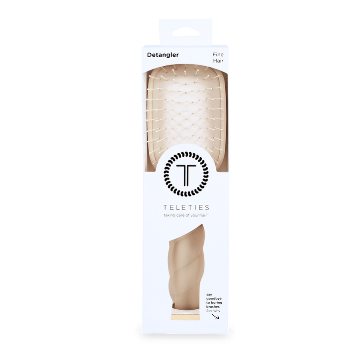 Teleties - Detangler Hair Brush for Fine Hair (Tan)