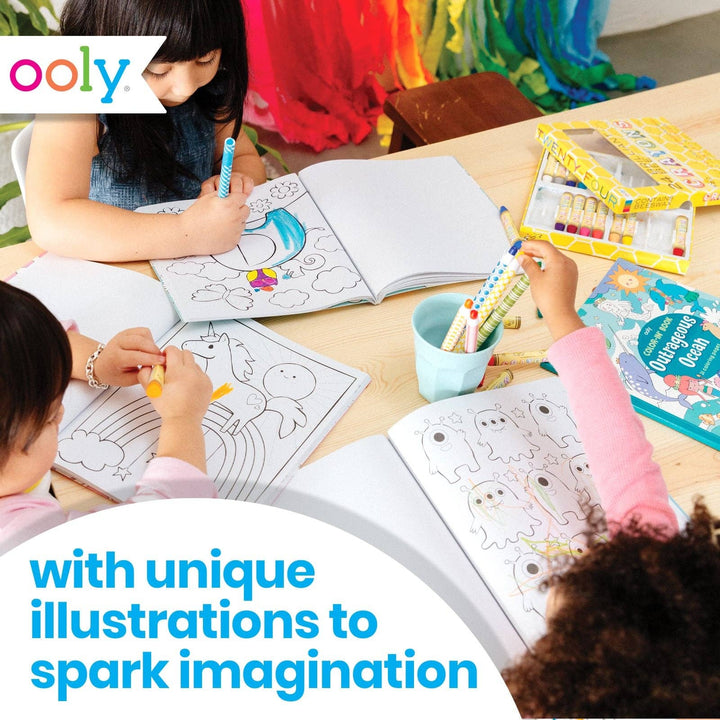 OOLY - Color-in' Book Princess & Fairies