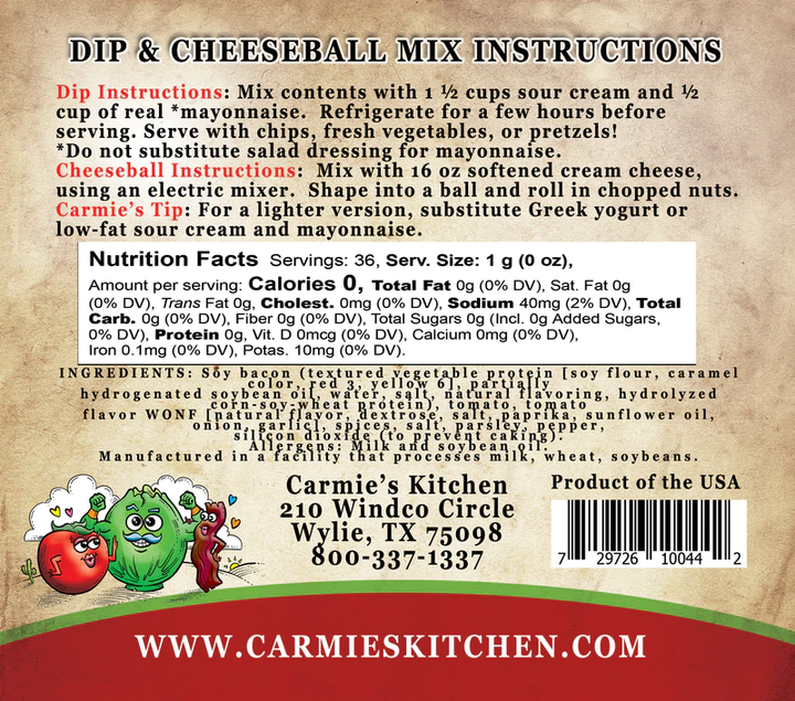 Carmie's - BLT Dip Mix