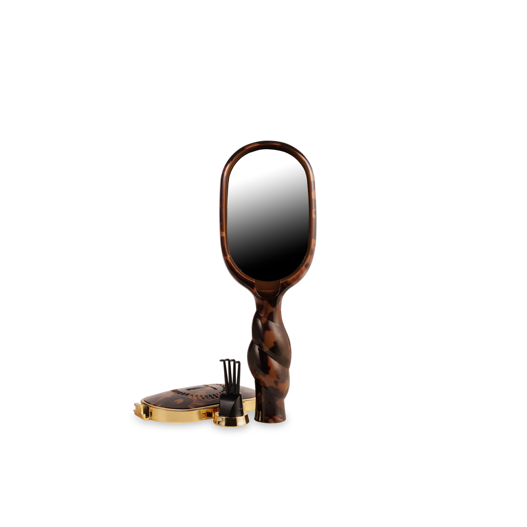 Teleties - Mini Boar Brush | Tortoise