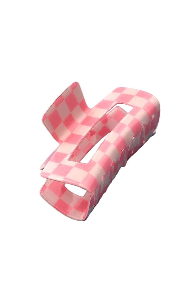Allison - Checkered Claw Clip