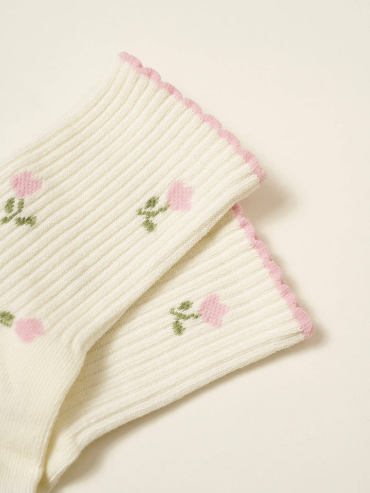 Grip Socks - Tulip Petal