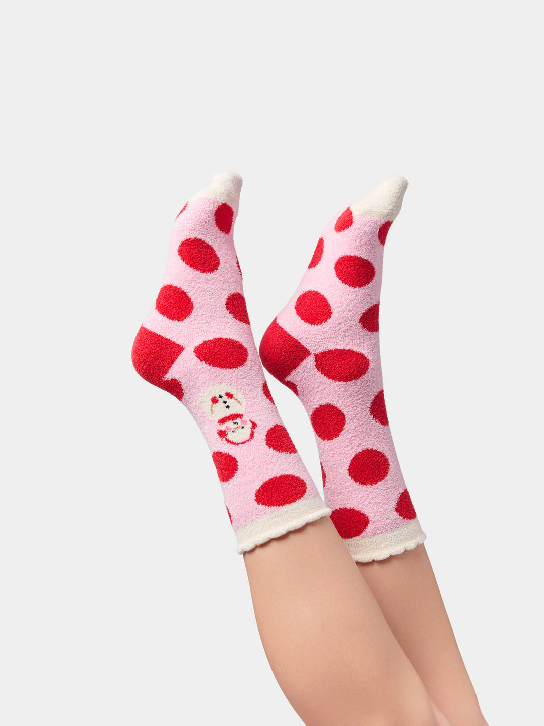 Fuzzy Socks - Snowman