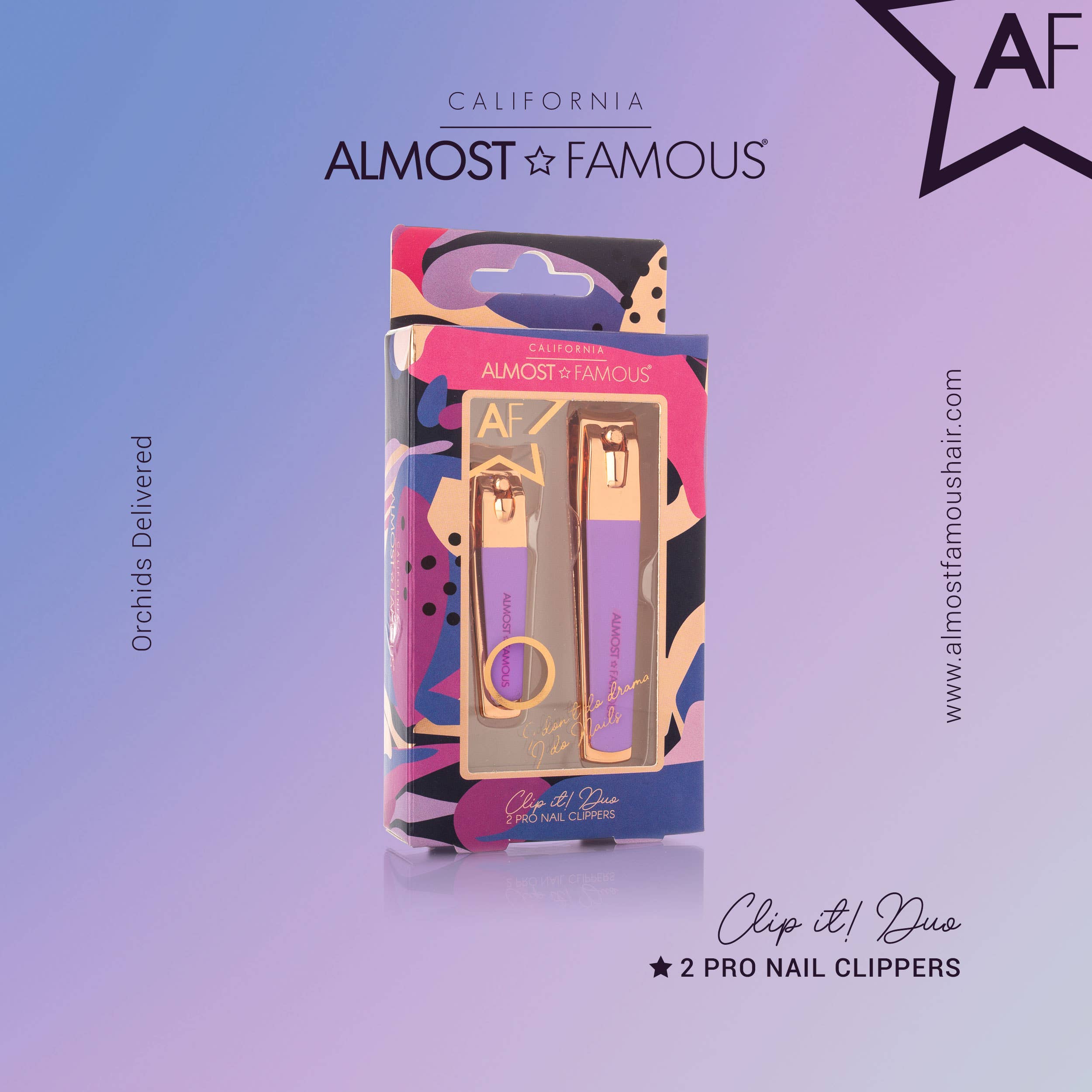 Rose Gold 2-Piece Nail Clipper Set