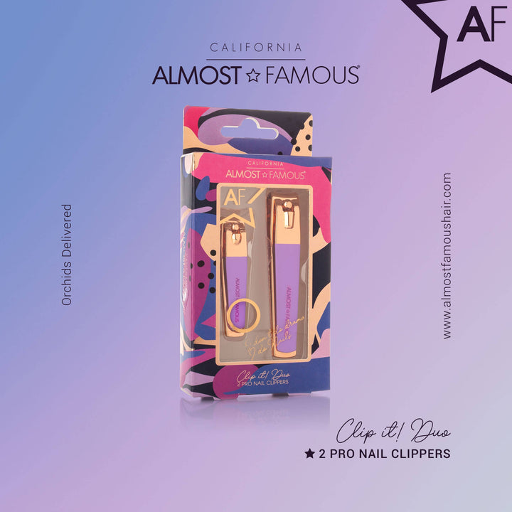 Rose Gold 2-Piece Nail Clipper Set