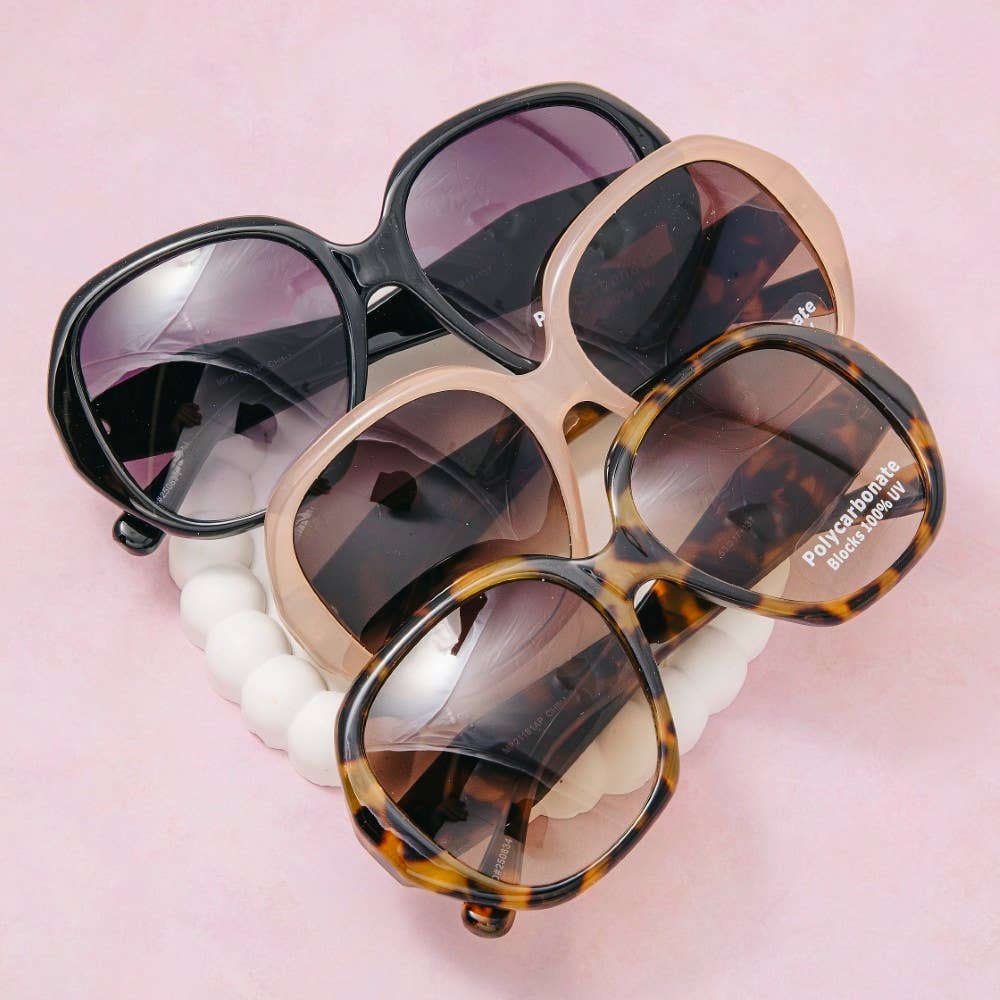 Large Round Lens Sunglasses