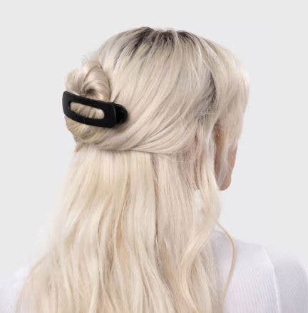 Kitsch - Flat Lay Claw Clip 2pc (Black & Tort)