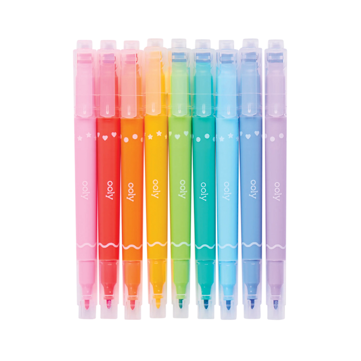 OOLY - Confetti Stamp Double-Ended Markers