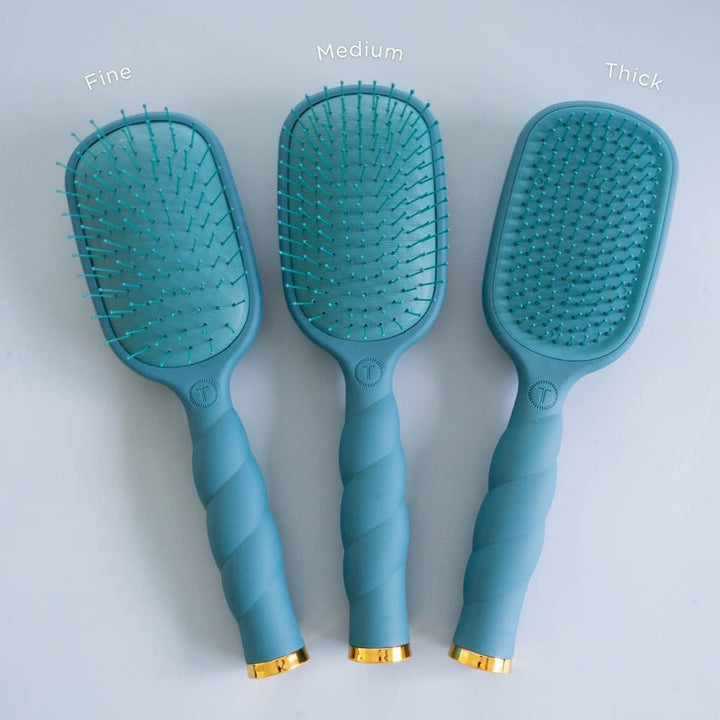 Teleties - Detangler Hair Brush for Medium Hair - Teal With It