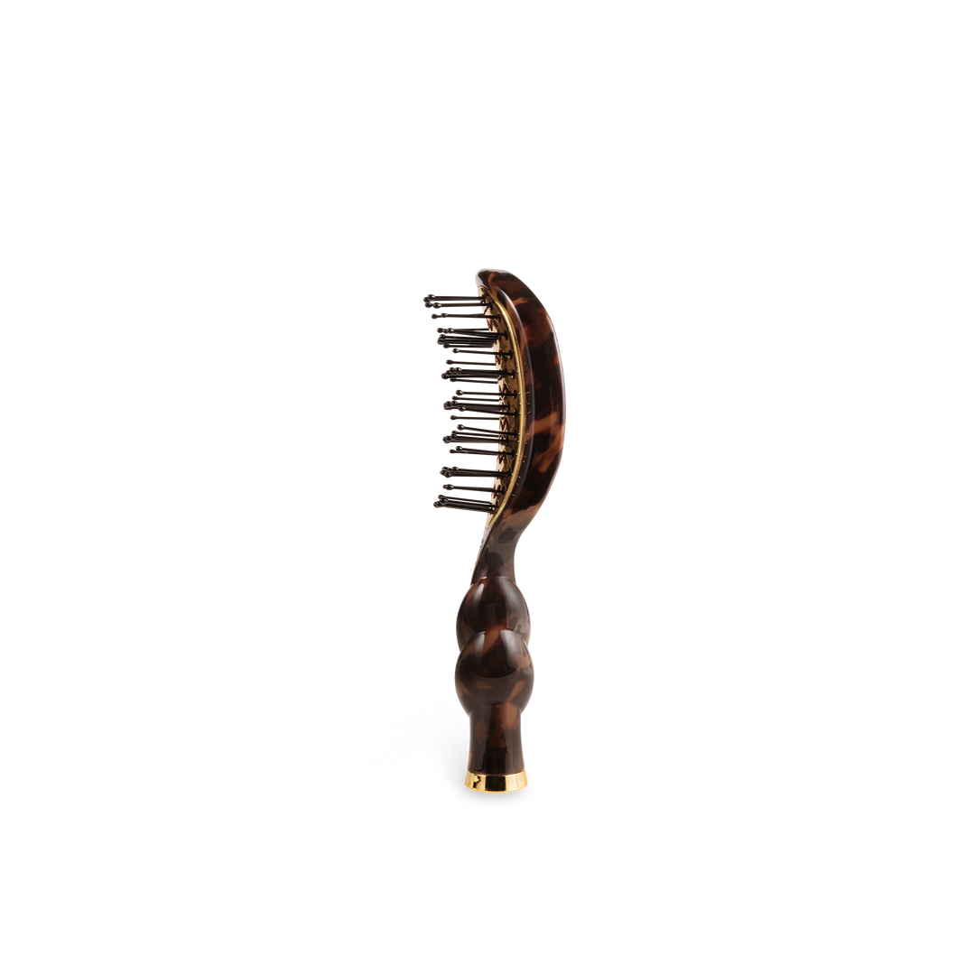 Teleties - Mini Vented Brush | Tortoise