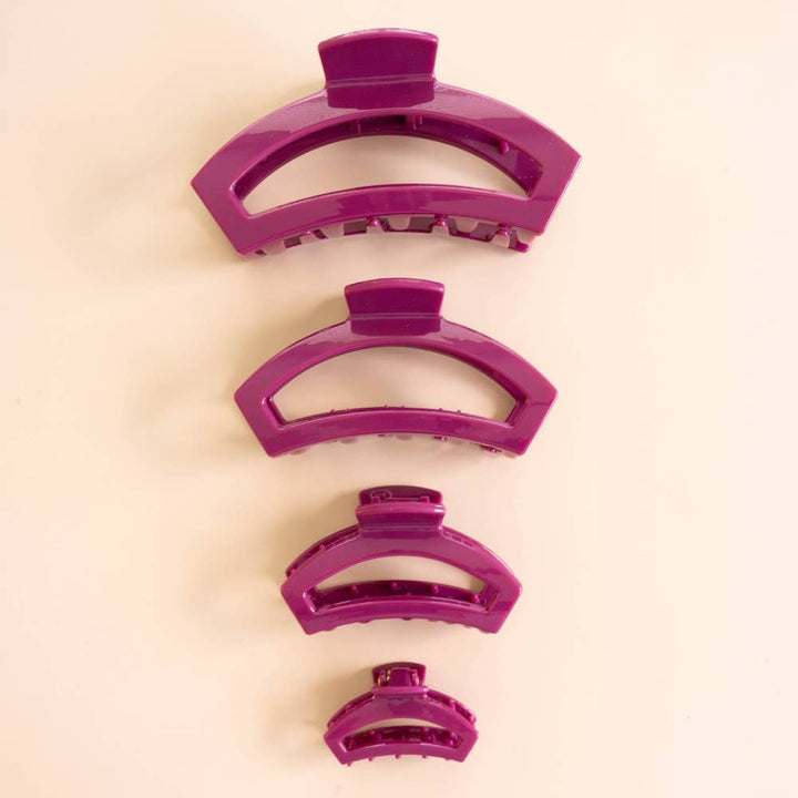 Teleties - Open Mulberry Tiny Hair Clip