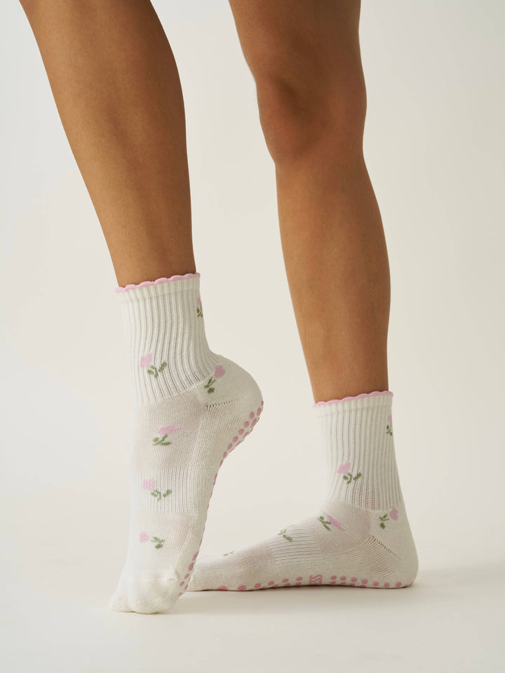 Grip Socks - Tulip Petal