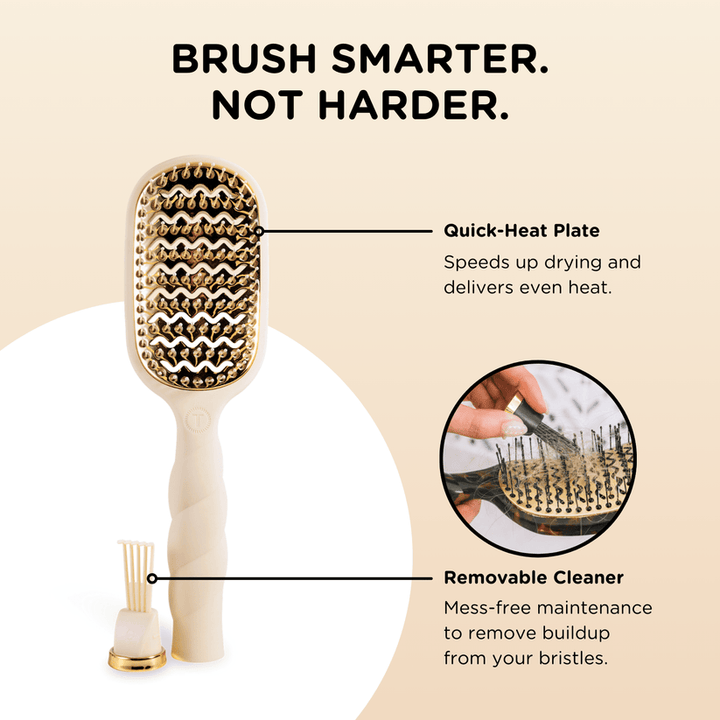 Teleties - Vented Hair Brush (Tan)