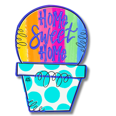 Door Hanger Attachment - Snowball Home Sweet Home