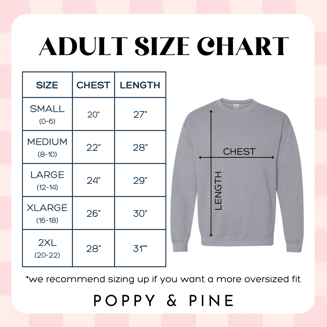 Poppy & Pine - Just a Girl Who Loves Jesus Sweatshirt (Denim)
