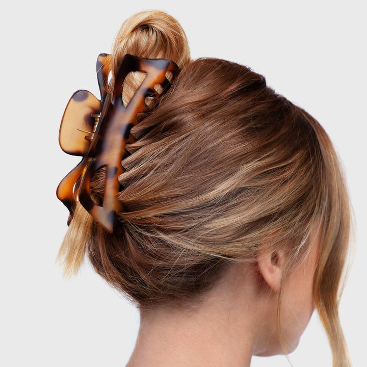 Kitsch - Jumbo Classic Claw Clips 2pc - Black & Tort